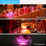 Luz RGB sumergible con mando