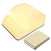 Lámpara Libro Plegable de Madera LED