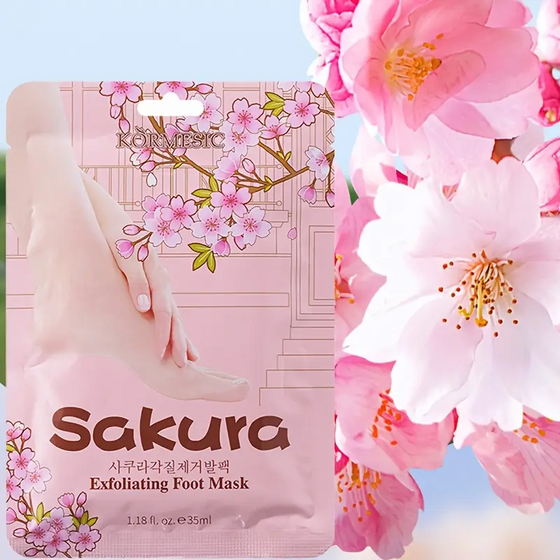 Mascarilla exfoliante pies Sakura