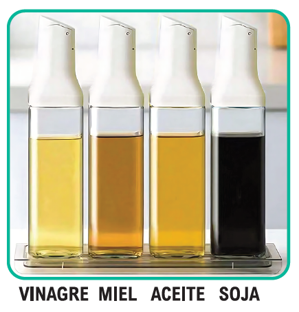 Sirve aceite sin pringar