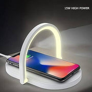 Cargador 3 en 1 con luz nocturna Qi
