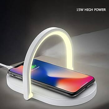 Cargador 3 en 1 con luz nocturna Qi