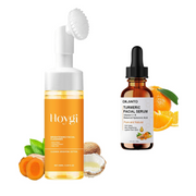 Limpiador facial de cúrcuma natural