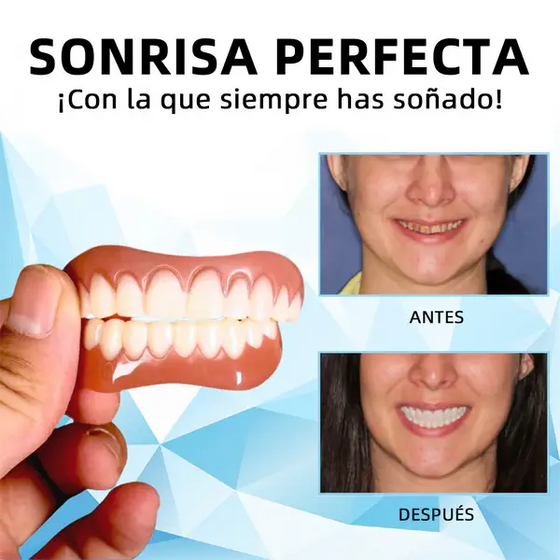 Prótesis dental de silicona estética