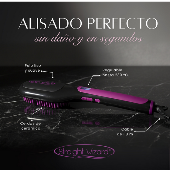 Cepillo alisador cerámico para brillo