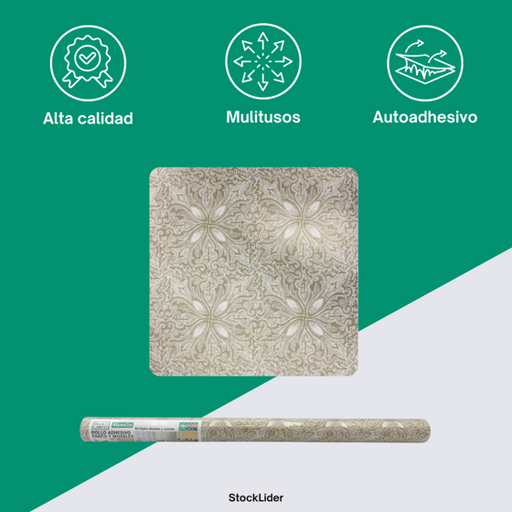 Rollo adhesivo pared y muebles 45x2 m