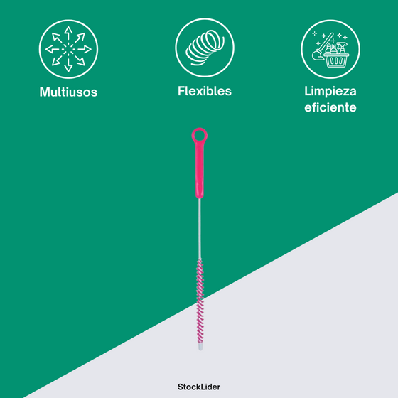 Cepillos limpia botellas flexibles | Novarso