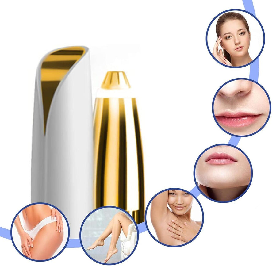 Depilador vello facial discreto y preciso