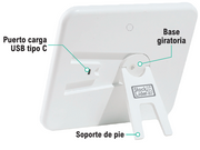 Espejo para maquillaje LED con aumento