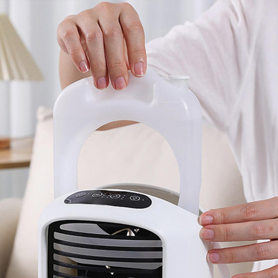 Aire acondicionado portátil USB con niebla