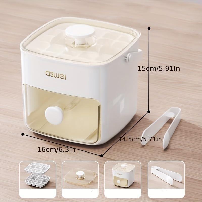 Máquina para Hacer Cubitos de Hielo 2 en 1