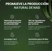 NAD+ Complex liposomal | Energía celular