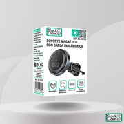 Soporte magnético coche carga inalámbrica