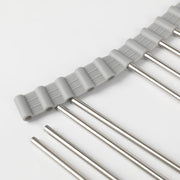 Escurridor de platos plegable acero inox