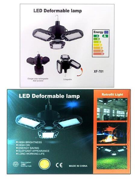 Lámpara LED solar plegable portátil