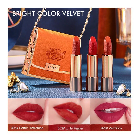 Set Pintalabios Velvet mate larga duración