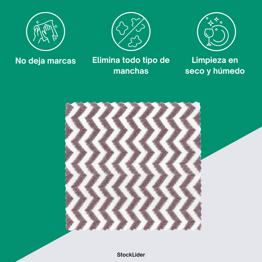 Seca y limpia sin rayas