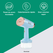 Plancha de vapor compacta para ropa