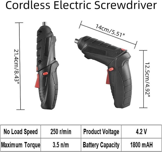 Destornillador eléctrico multifunción USB