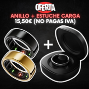 Anillo inteligente con estuche de carga
