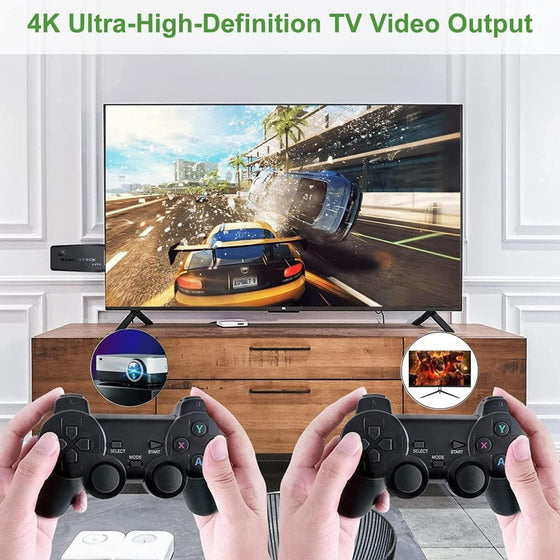 Consola retro 4K para TV con 2 mandos