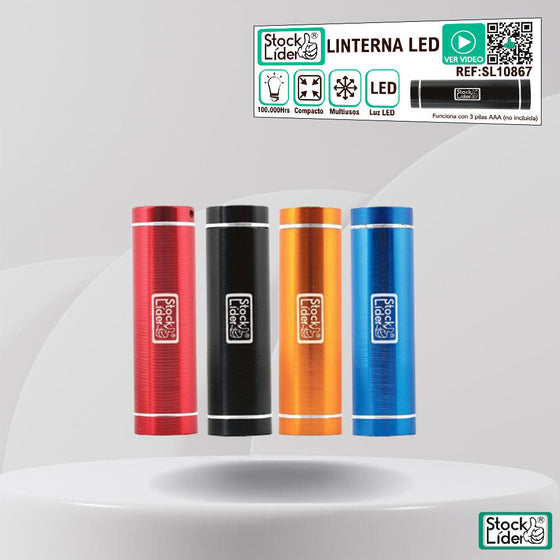Linterna LED compacta para casa y exterior
