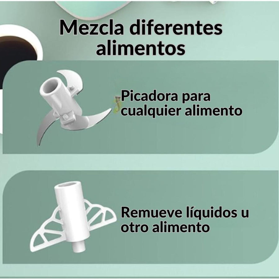 Picadora 350ml compacta para cocina