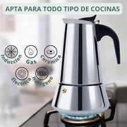 Cafetera italiana inducción 9 tazas