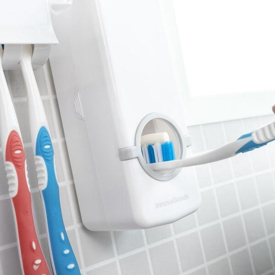 Dispensador de pasta dental con soporte