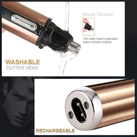 Recortadora pelo nariz 4 en 1 USB