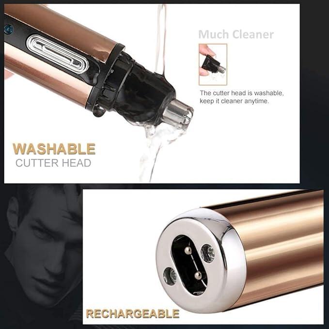 Recortadora pelo nariz 4 en 1 USB
