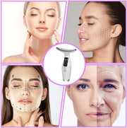 Masajeador facial antiarrugas lifting LED