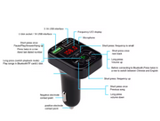Transmisor FM coche Bluetooth manos libres