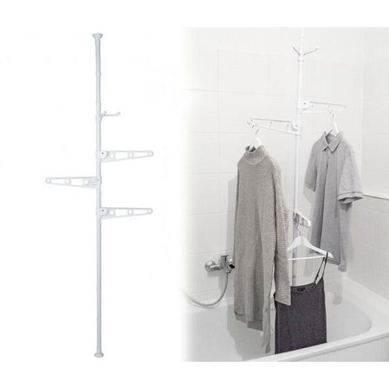 Perchero extensible de ropa ajustable