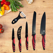 Cuchillos de cocina profesionales 6 piezas