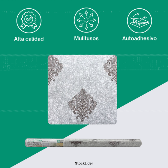 Rollo adhesivo para pared y muebles
