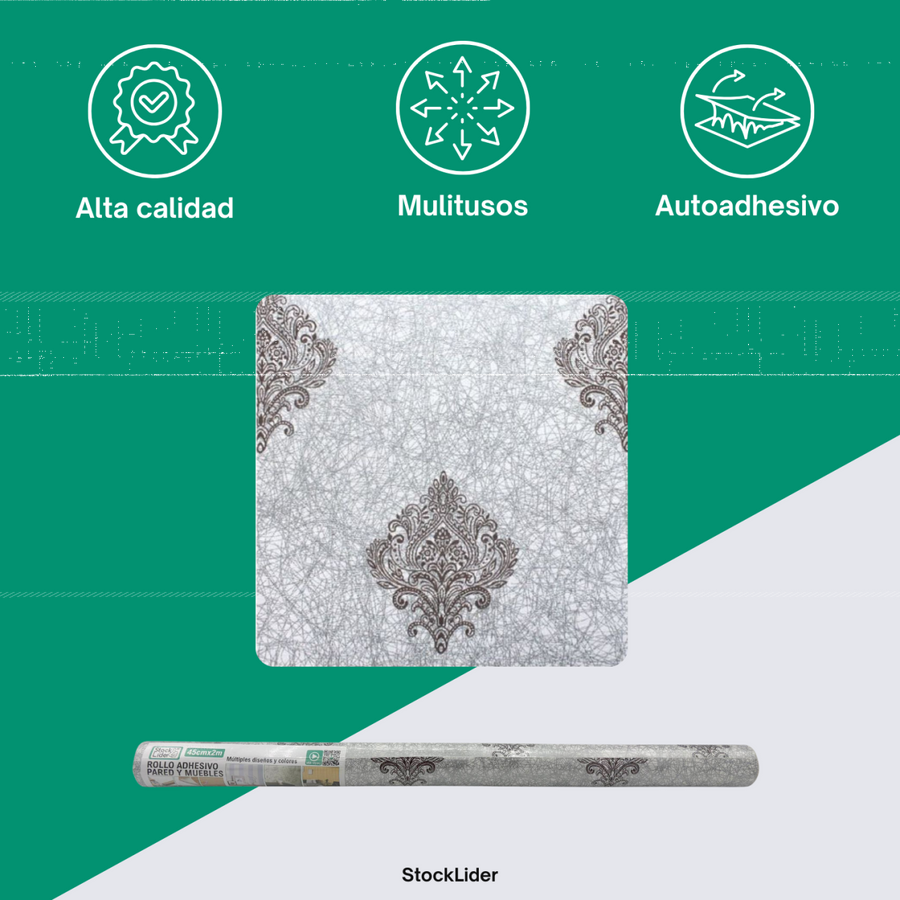 Rollo adhesivo para pared y muebles