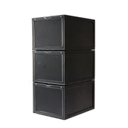 Cajas de zapatos apilables transparentes