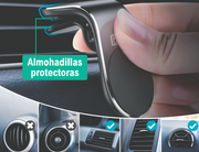 Soporte magnético móvil coche rejilla