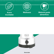 Moledor de café eléctrico de acero