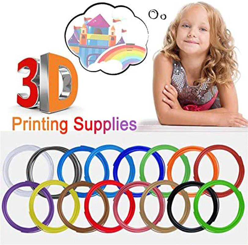Filamento bolígrafo 3D PLA 10 colores