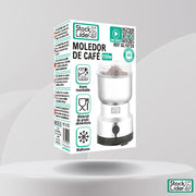 Moledor de café eléctrico de acero