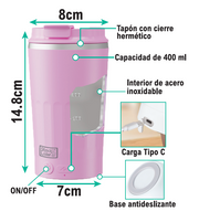 Vaso mezclador automático portátil