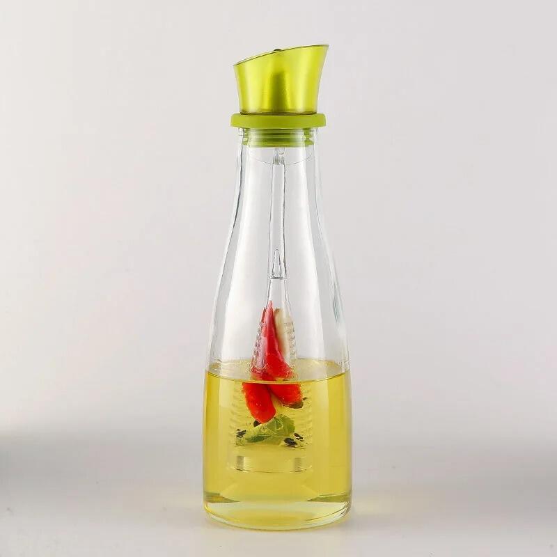 Aceitera antigoteo de vidrio borosilicato