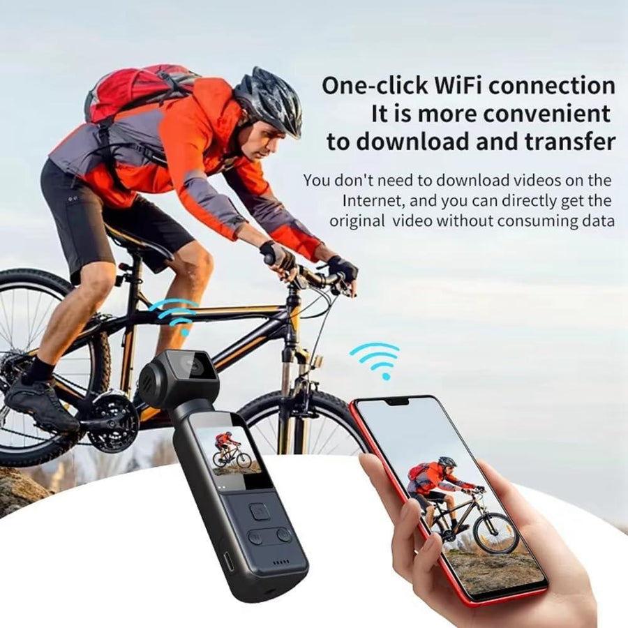 Cámara Digital de Bolsillo 4K WiFi