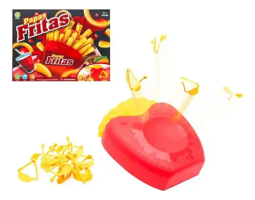 Juego Papas Fritas Voladoras para familias