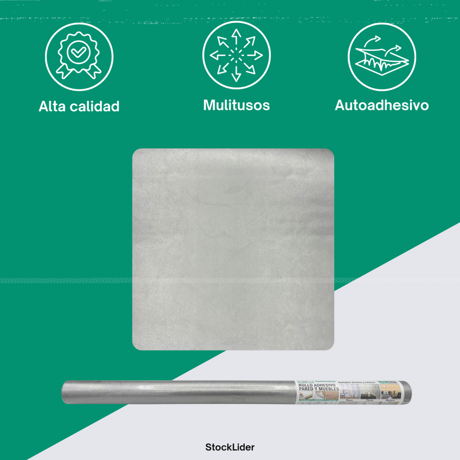Rollo adhesivo pared y muebles 45x2 m