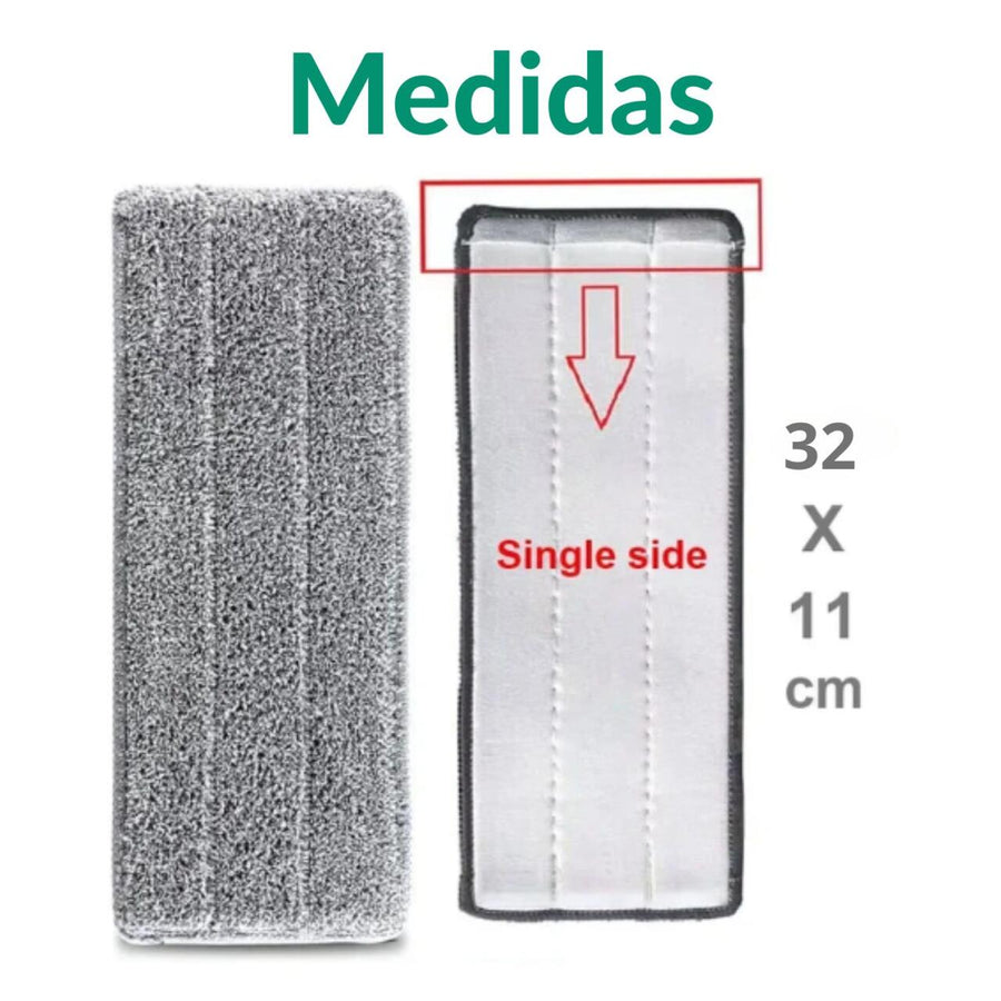 Recambios mopa microfibra reutilizables