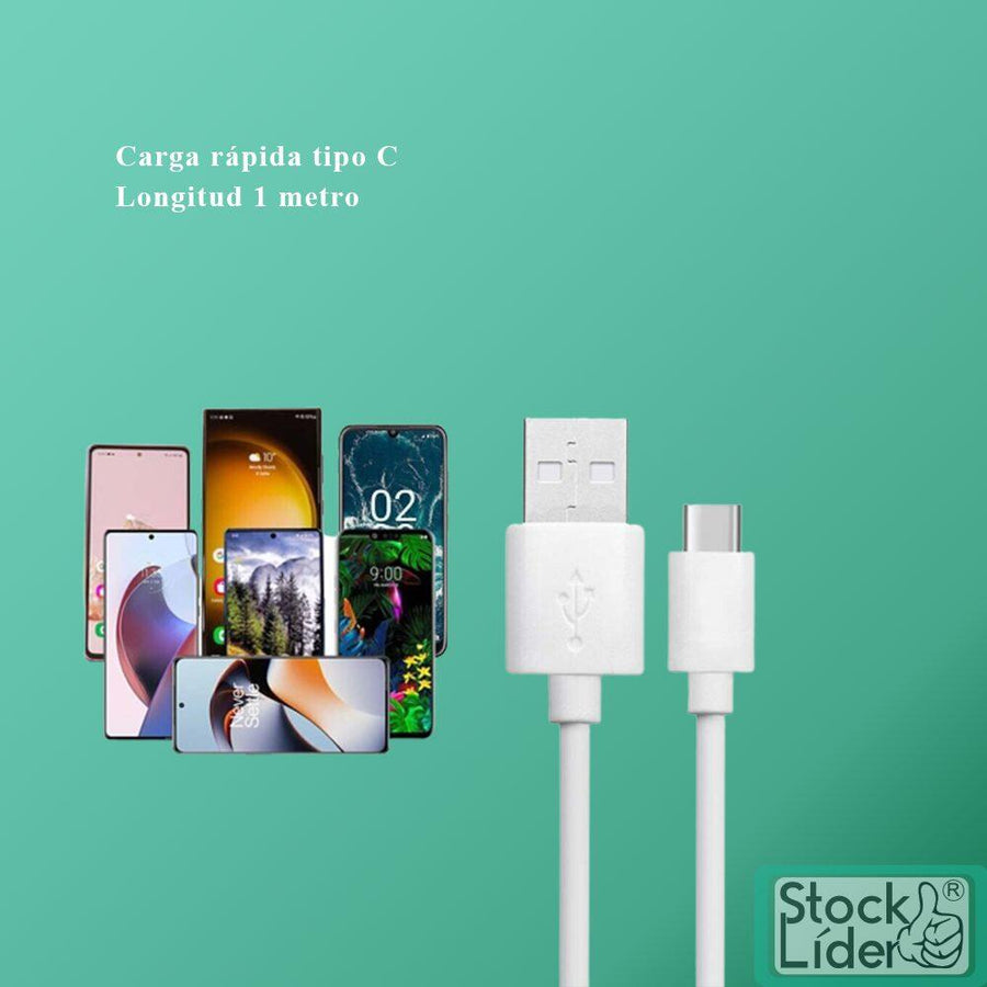 Cable Tipo C 3m | Carga y usa sin límites