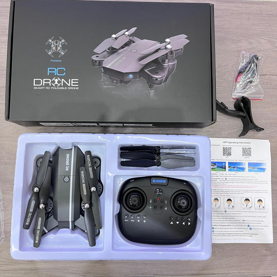 Dron Black plegable con cámara WiFi